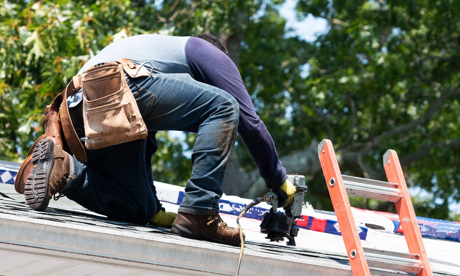 good ladder in use